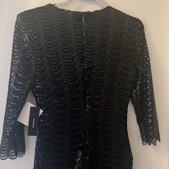 Lulus Star Dust Black Sequin Bodycon Dress-NWT New with tags - Picture 10 of 13